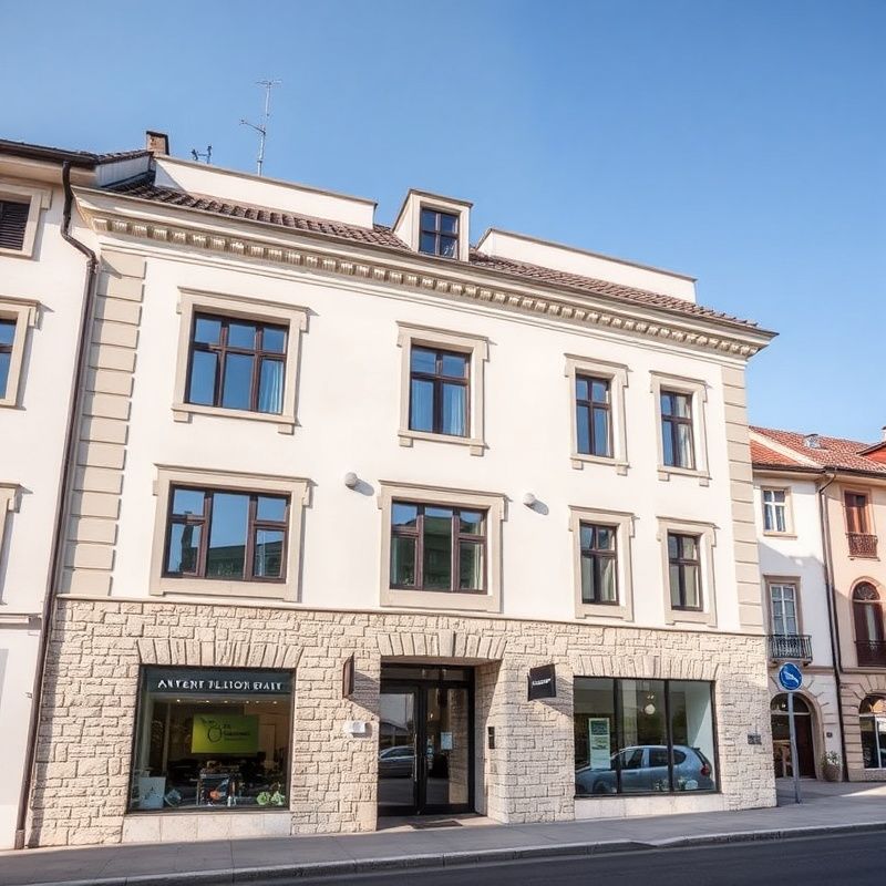 Fasada pisarne Studio Vidmar v Bledu
